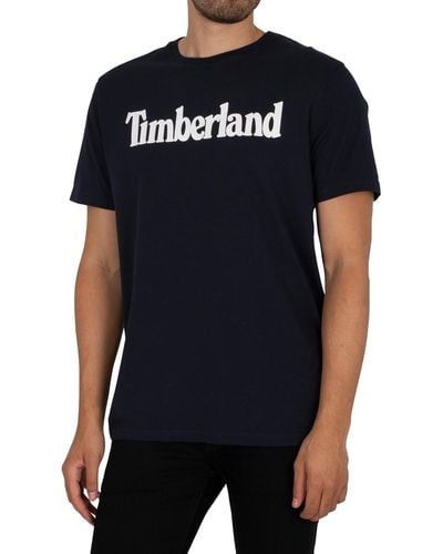Timberland Brand Linear T-shirt - Blue