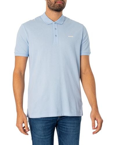 HUGO Donos222 Polo Shirt - Blue