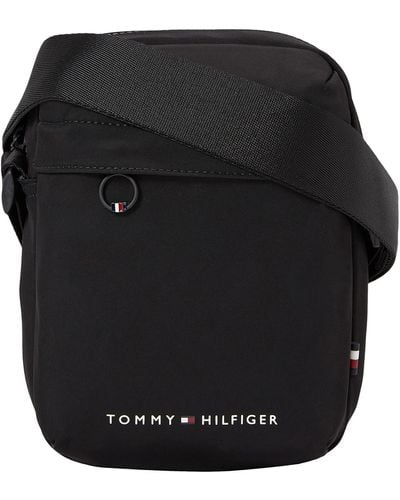 Tommy Hilfiger Skyline Mini Reporter Bag - Black