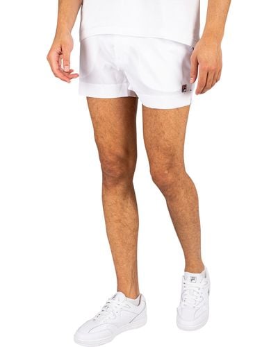 Fila Hightide 4 Terry Pocket Stripe Sweat Shorts - White