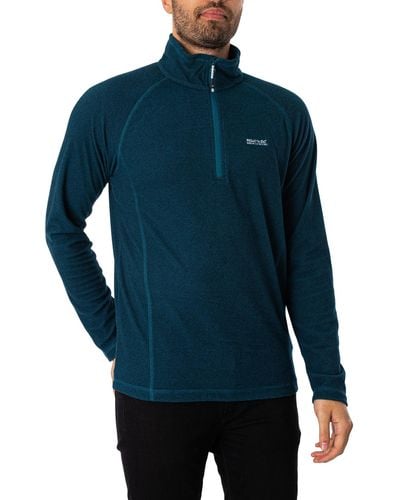 Regatta Montes Lightweight Half Zip Sweatshirt - Blue