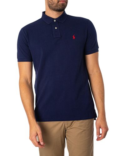 Polo Ralph Lauren Slim Polo Shirt - Blue