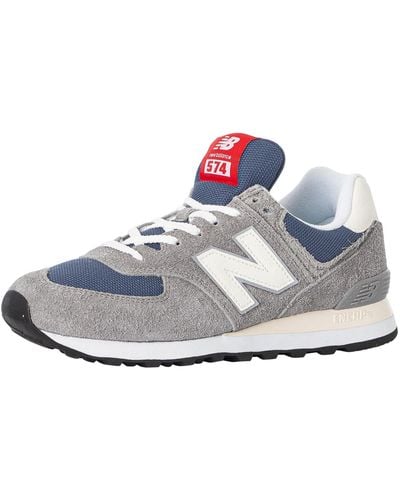 New Balance 574 Suede Trainers - White