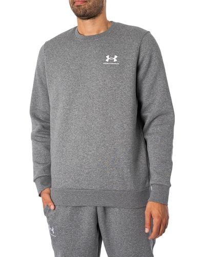 Under Armour Essential Fleece Sweatshirt - Gray