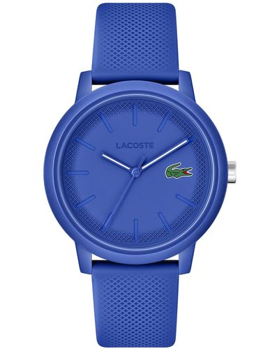 Lacoste 12.12 Rubber Strap Watch - Blue
