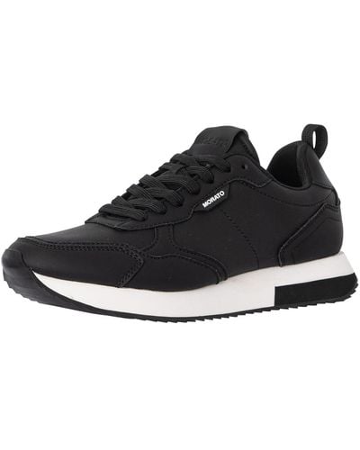 Antony Morato Low Top Faux Leather Sneakers - Black