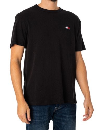 Tommy Hilfiger Regular Badge T-shirt - Black