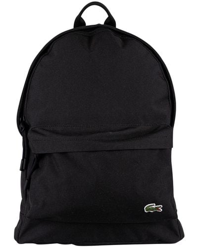Lacoste Logo Backpack - Black