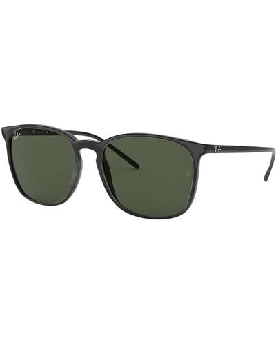Ray-Ban Rb4387 Square Sunglasses - Black