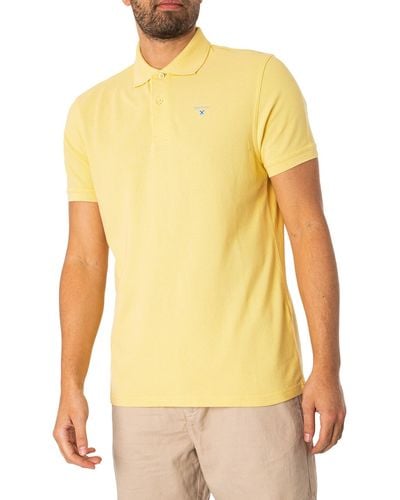 Barbour Sports Polo Shirt - Yellow