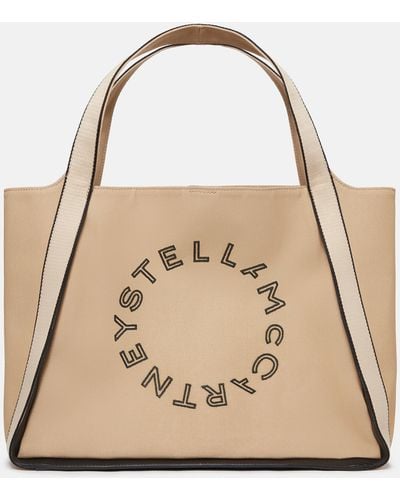 Stella McCartney Logo Bananatex® Canvas Tote Bag - Natural