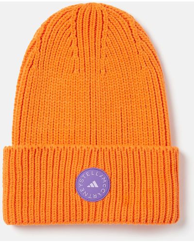 Stella McCartney Beanie Hat - Orange