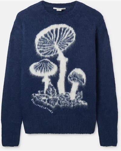 Stella McCartney Mushroom Knit Jumper - Blue