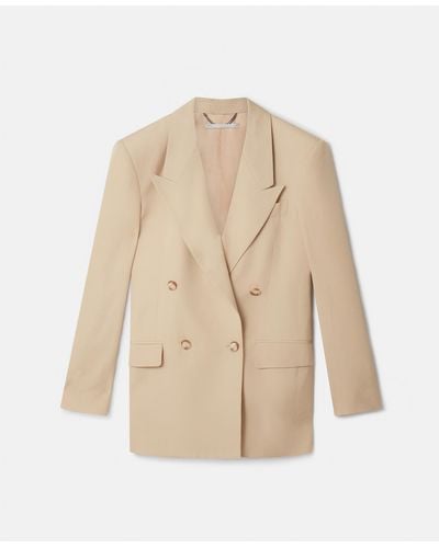 Stella McCartney Double-breasted Blazer - Natural