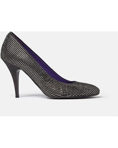 Stella McCartney Ryder Crystal Stiletto Heels - Blue