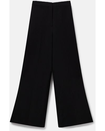 Stella McCartney High-rise Wool Tuxedo Trousers - Black