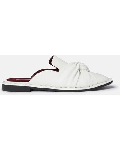 Stella McCartney Falabella Twisted Alter-mat Open-back Loafers - White