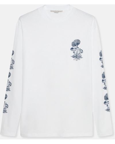 Stella McCartney Mushroom Long-sleeve T-shirt - White