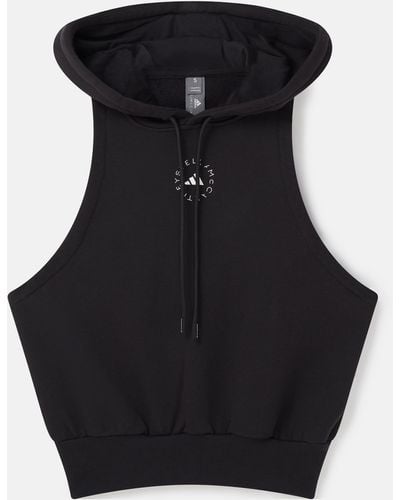 Stella McCartney Truecasuals Sportswear Sleeveless Hoodie - Black