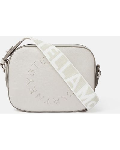 Stella McCartney Logo Crossbody Camera Bag - White