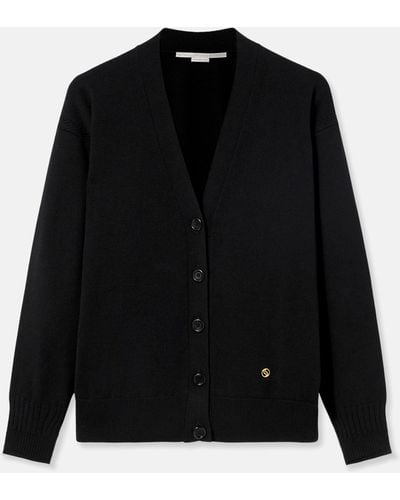 Stella McCartney Stella Iconics Fine Knit Cardigan - Black