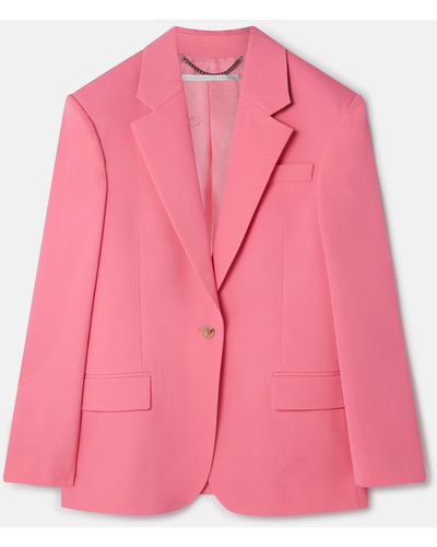 Stella McCartney Wool Single-breasted Blazer - Pink