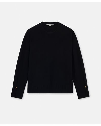 Stella McCartney Stella Iconics Split Cuff Sweater - Black
