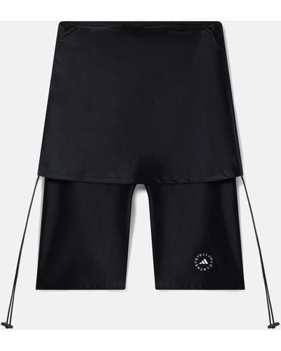 Stella McCartney Truepurpose Rolltop Shorts - Black
