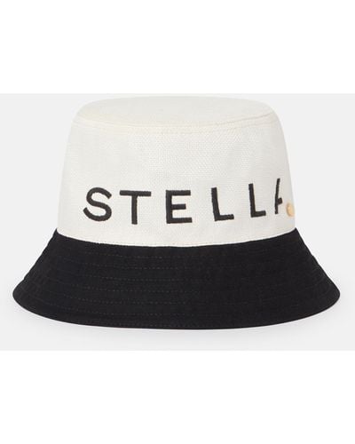 Stella McCartney Logo Monochrome Visor - White