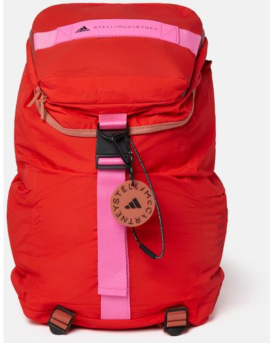 Stella McCartney Logo Padded Backpack - Red