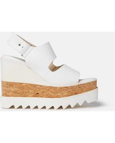 Stella McCartney Elyse Alter Mat Platform Sandals - White