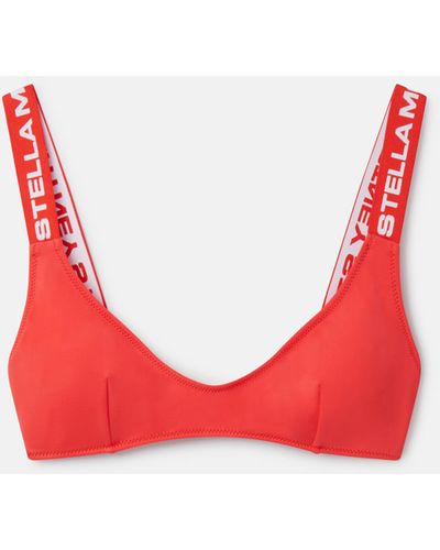 Stella McCartney 2001. Print Bikini Top - Red
