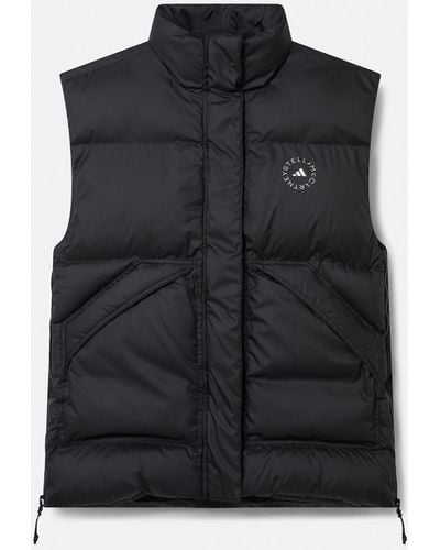 Stella McCartney Truenature Padded Gilet - Black