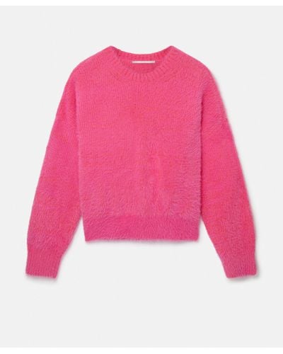 Stella McCartney Fluffy Knit Sweater - Pink