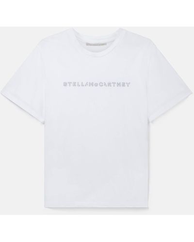 Stella McCartney Graphic Oversized Cotton T-shirt - White