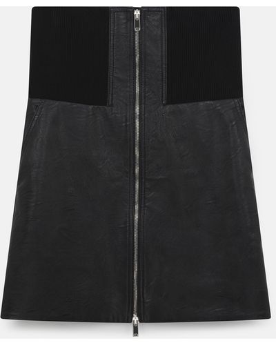 Stella McCartney Alter Mat Mini Zip Skirt - Black