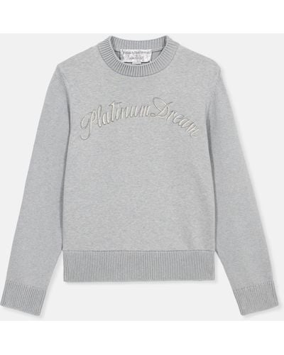 Stella McCartney Platinum Dream Organic Cotton Sweater - Grey