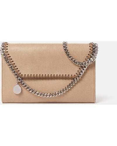 Stella McCartney Falabella Wallet Crossbody Bag - Natural