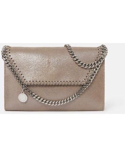 Stella McCartney Falabella Wallet Crossbody Bag, , Pearl - White
