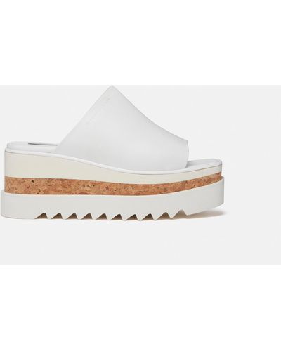 Stella McCartney Sneak-elyse Platform Sandals - White