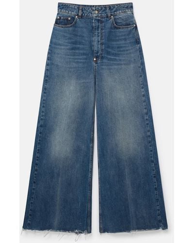 Stella McCartney Slouchy Flared High-rise Denim Jeans - Blue