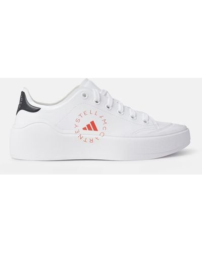 Stella McCartney Logo Court Sneakers - White