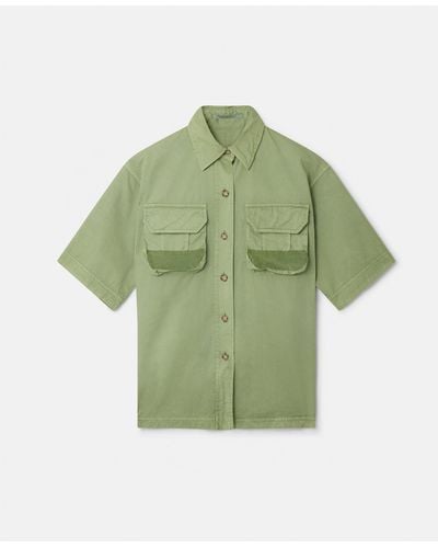 Stella McCartney Organic Cotton Utility Shirt - Green