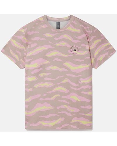 Stella McCartney Truecasuals Zebra Print T-shirt - Pink