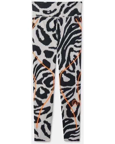 Stella McCartney Truepace Leopard Print Running Leggings - White