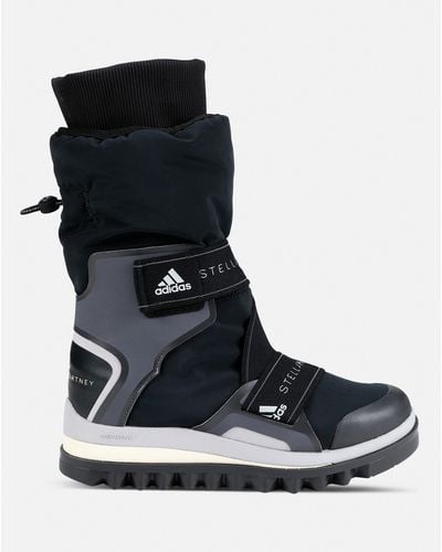 adidas By Stella McCartney Logo-detailed Nylon Winter Boots - Black