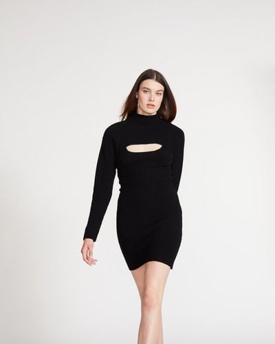 Steve Madden Ivana Sweater Dress - Black