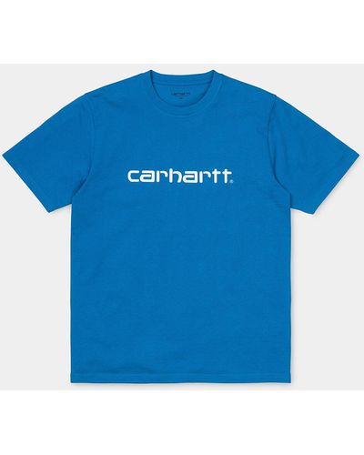 Carhartt Carhartt Wip S/S Script T-Shirt - Blau