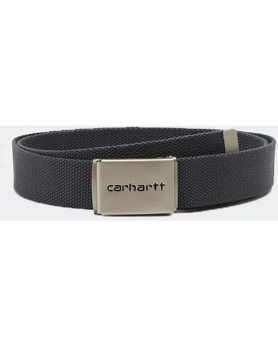 Carhartt Carhartt Wip Clip Belt Chrome - Schwarz