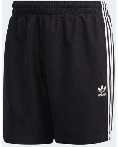 adidas Originals Adidas 3 Stripes Swim Shorts - Schwarz